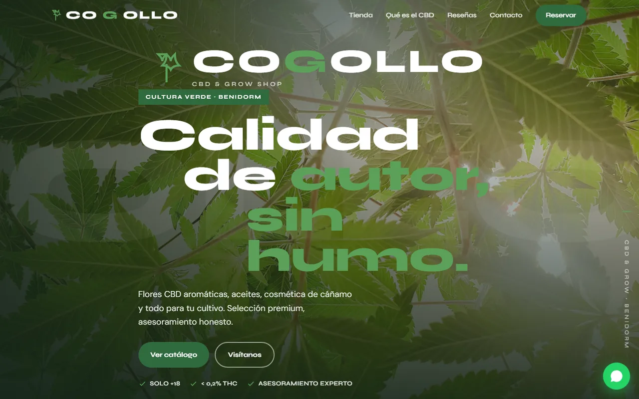 Demo COGOLLO · CBD & Grow