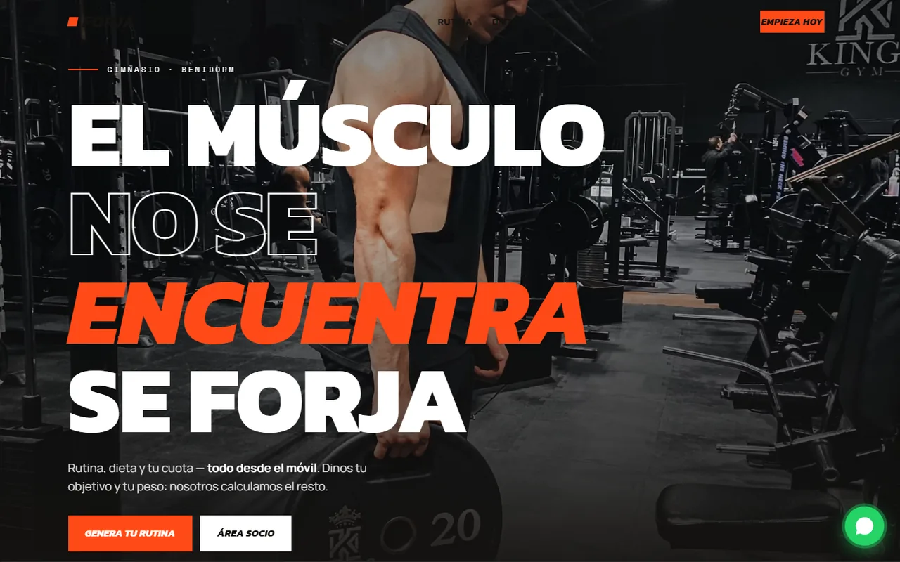 Demo FORJA · Gimnasio