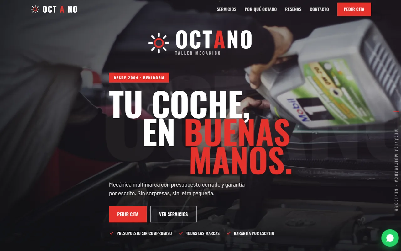 Demo OCTANO · Taller mecánico
